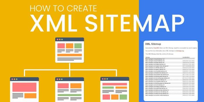 XML Sitemap结构示意图