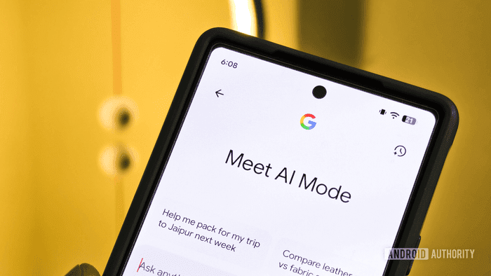 Google AI Mode界面展示