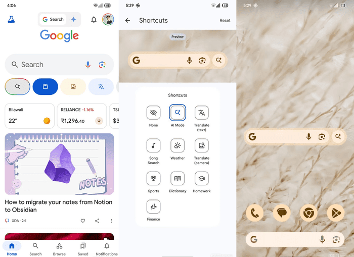 Google AI Mode安卓应用界面